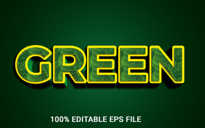 Green Text Effect New Shadow Template