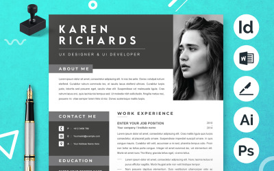 Nowoczesne CV | Profesjonalny i kreatywny projekt