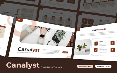 Canalys - Modello PowerPoint per l&amp;#39;analisi SWOT