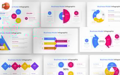 Geschäftsmodell-PowerPoint-Infografik-Vorlage