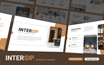 Intersip - Interieur PowerPoint-sjabloon