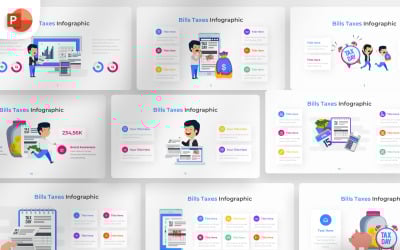 账单税 PowerPoint 信息图表模板