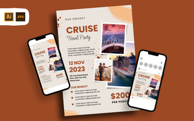 Cruise Travel Party Present Flyer Mall