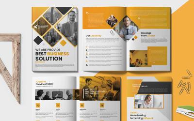 Professionelles Design von Geschäftsbroschüren