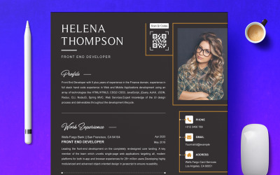 Profesyonel Kalitede CV / Özgeçmiş Şablonu