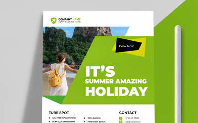 Travel And Tour Flyer Design Templates Layout