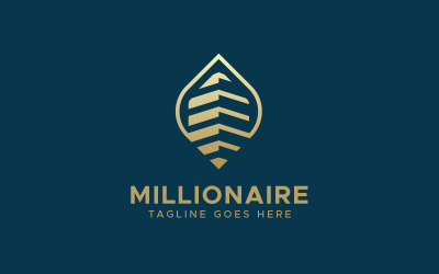 Modelo elegante de design de logotipo de edifício imobiliário