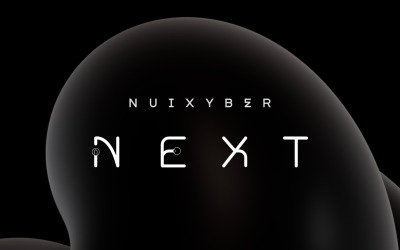 Nuixyber Next future font