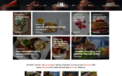 Omi – motyw WordPress na blogu kulinarnym