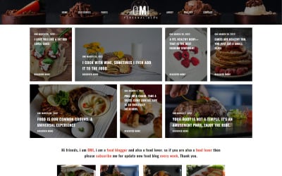 Omi - Tema de WordPress para blog de comida