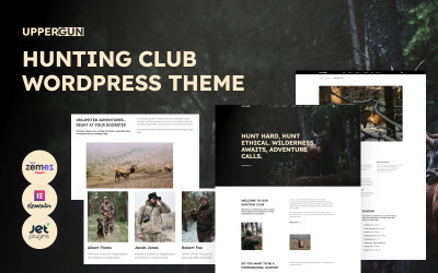 UpperGun – Hunting Club WordPress Elementor téma