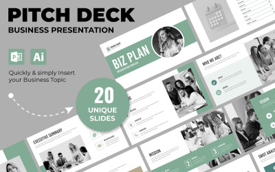 Biz Plan Business-Präsentationsdesign