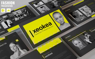 Conception de modèle de présentation de mode