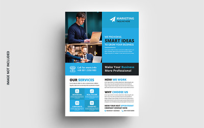 Corporate business flyer&#039;s design