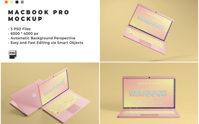Macbook Pro Mockup Template