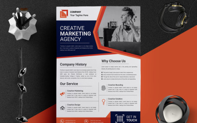 Marketing Agency Flyer Template