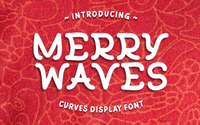 Merry Waves - Curves kijelző betűtípus