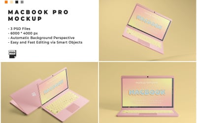 Šablona makety pro Macbook Pro
