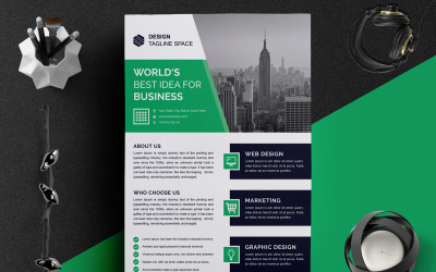 Simple Digital Marketing Agency Flyer