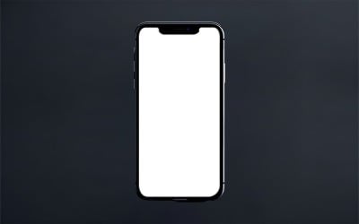 Високоякісний PSD-файл макету мобільного телефону iPhone