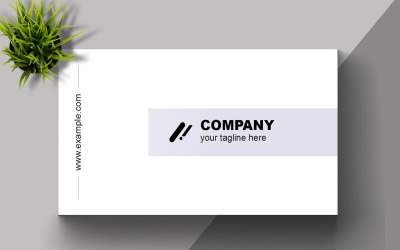 Creative White Business Card Template