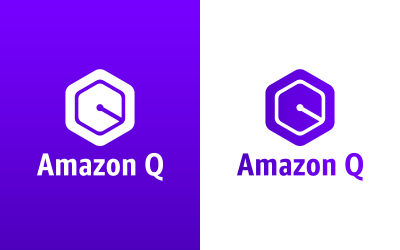 Логотип Amazon Q на базі Generative AI