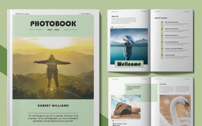 Photo Book Template Layout
