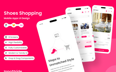 InnoStride - мобільний додаток для покупки взуття