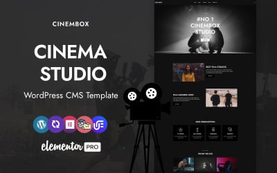 Cinembox - тема Cinema Studio WordPress Elementor