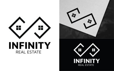 Diseño de plantilla de logotipo infinito