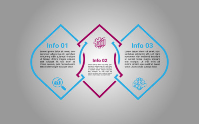 Enkel vektor infographic element design