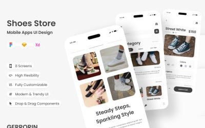 Gerrorin - Мобильное приложение для магазина обуви