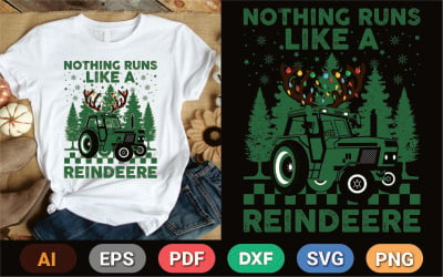 Ніщо не бігає так, як дизайн футболки Reindeers