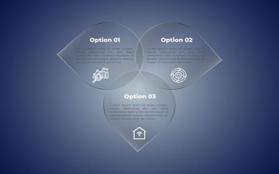 Parlak stil infografik öğe sunumu