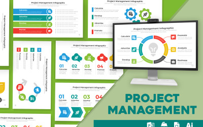Infografía de gestión de proyectos