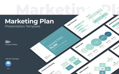 Layout da palestra do plano de marketing
