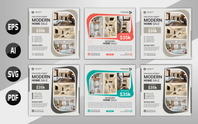 Casa immobiliare in affitto o proprietà della casa Post sui social media Instagram