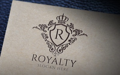 Logo-Vorlage für den königlichen Buchstaben R