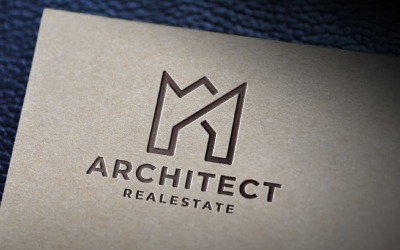 Логотип архитектора недвижимости