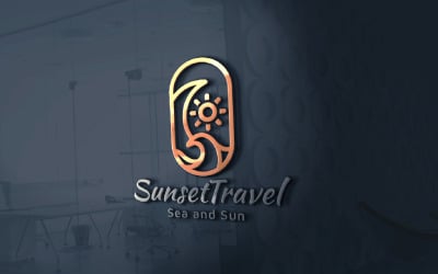 Логотип туристичного агентства Sunset v.6