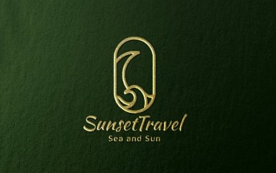 日落旅行社徽标 v.2