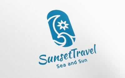 Sunset Seyahat Acentası Logosu v.1