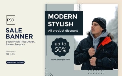 Hot Deals for Cool Days Winter Sale Specials Design Template