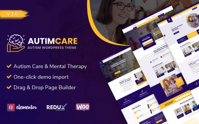 Autim – Motyw WordPress dotyczący opieki nad dziećmi z autyzmem