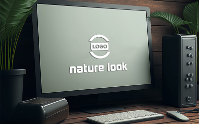 Computer Screen Mockup Design