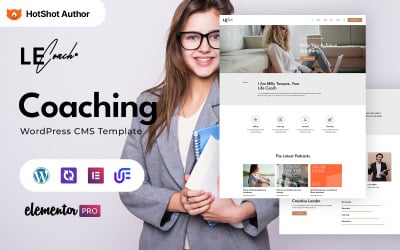 Lecoach - Life Coaching Téma WordPress Elementor