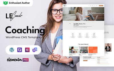 Lecoach — WordPress Elementor тема для коучинга