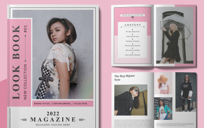 Look Book ve Moda Dergisi Şablonu