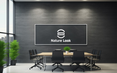 Office Board Logo Mockup Design