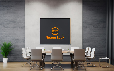 Office Interior Board Metting Mockup